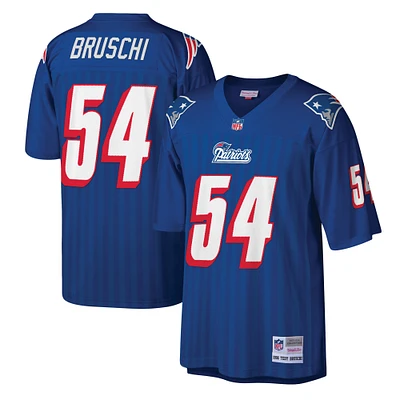 Men's Mitchell & Ness Tedy Bruschi Royal New England Patriots Legacy Replica Jersey