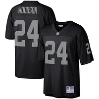 Men's Mitchell & Ness Charles Woodson Black Las Vegas Raiders Legacy Replica Jersey