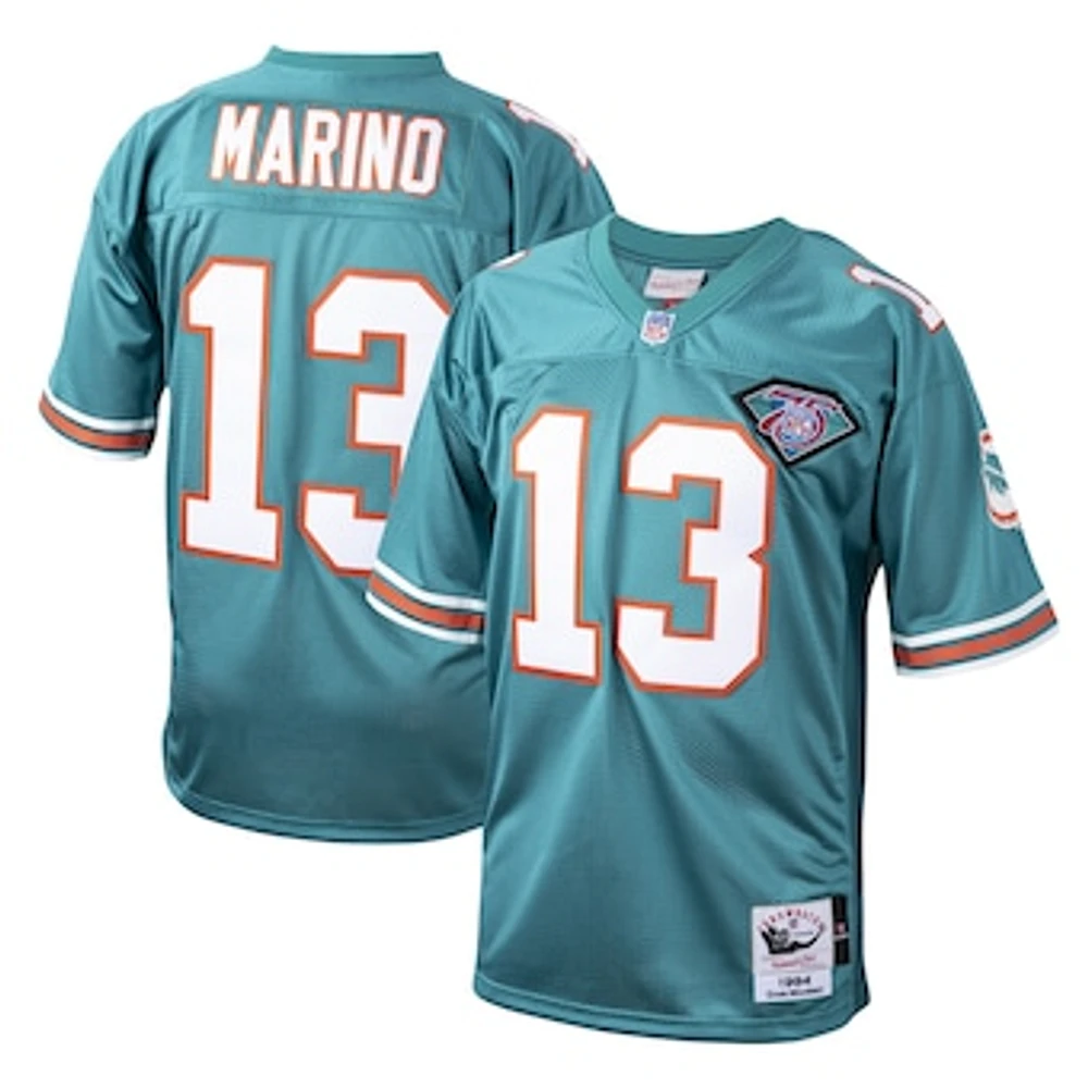 Men's Mitchell & Ness Dan Marino Aqua Miami Dolphins 1994 Authentic Throwback Retired Player Jersey