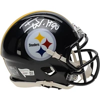 T.J. Watt Pittsburgh Steelers Autographed Riddell Speed Mini Helmet