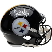 T.J. Watt Pittsburgh Steelers Autographed Riddell Speed Replica Helmet