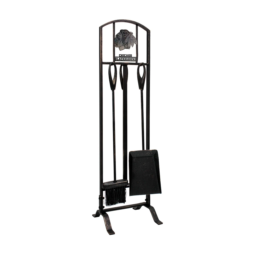 Imperial Brown Chicago Blackhawks Fireplace Tool Set