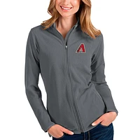 Women's Antigua Steel Arizona Diamondbacks Glacier Full-Zip Jacket