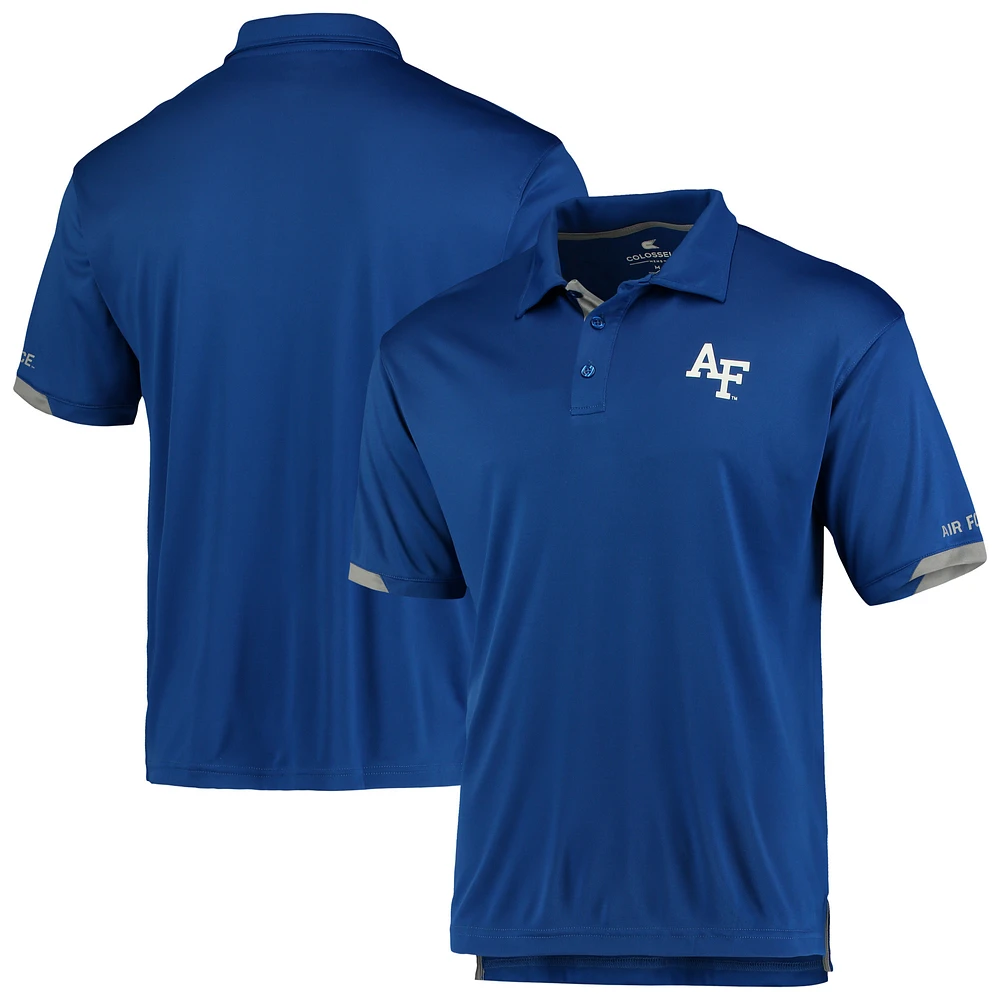 Men's Colosseum Royal Air Force Falcons Santry Lightweight Polo