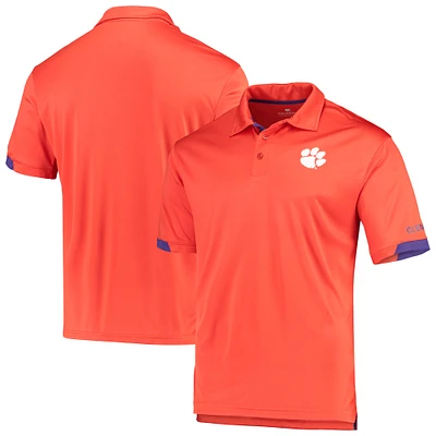 Men's Colosseum Orange Clemson Tigers Santry Lightweight Polo