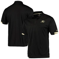 Men's Colosseum Black Colorado Buffaloes Santry Lightweight Polo