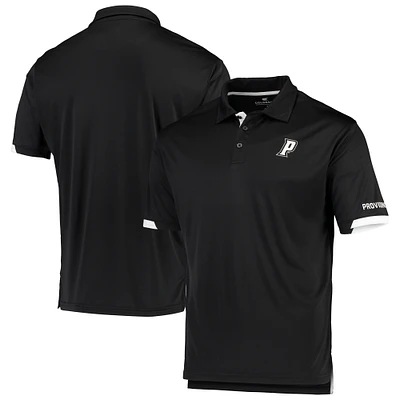 Men's Colosseum Black Providence Friars Santry Lightweight Polo