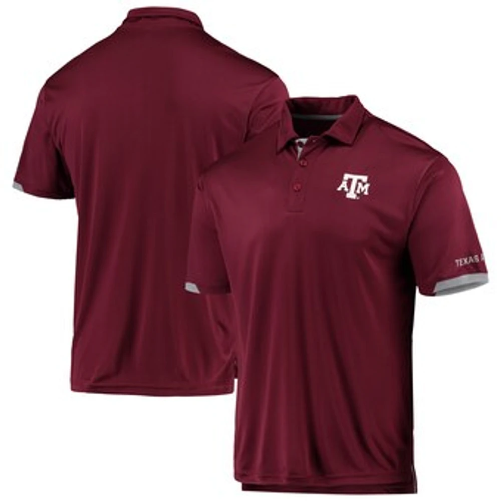 Men's Colosseum Maroon Texas A&M Aggies Santry Lightweight Polo