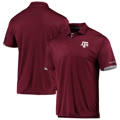 Men's Colosseum Maroon Texas A&M Aggies Santry Lightweight Polo