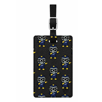 Black Toledo Rockets Mascot Tokyodachi Luggage Tag