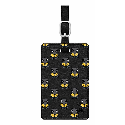 Black UC Irvine Anteaters Mascot Tokyodachi Luggage Tag