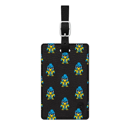 Black Delaware Fightin' Blue Hens Mascot Tokyodachi Luggage Tag