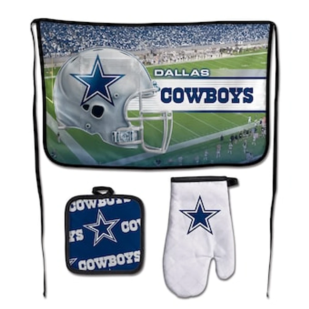 WinCraft Dallas Cowboys 3-Piece Barbecue Set