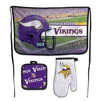 WinCraft Minnesota Vikings 3-Piece Barbecue Set