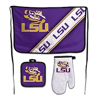 WinCraft LSU Tigers 3-Piece Barbecue Set