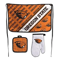 WinCraft Oregon State Beavers 3-Piece Barbecue Set