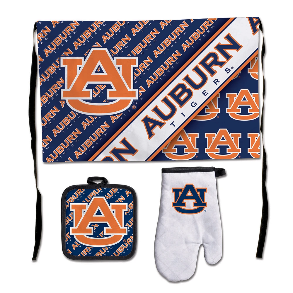 WinCraft Auburn Tigers 3-Piece Barbecue Set