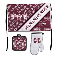 WinCraft Mississippi State Bulldogs 3-Piece Barbecue Set