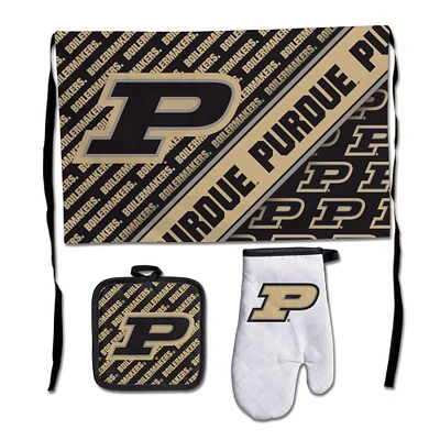 WinCraft Purdue Boilermakers 3-Piece Barbecue Set