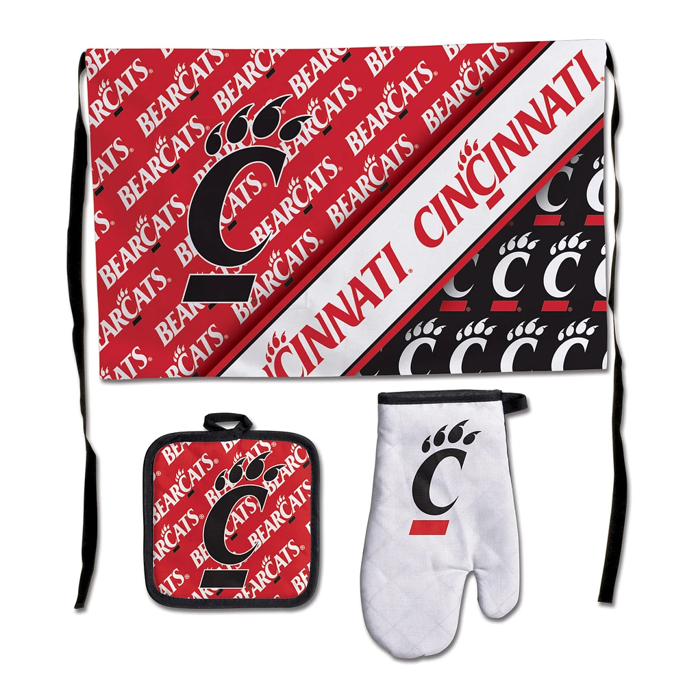 WinCraft Cincinnati Bearcats 3-Piece Barbecue Set