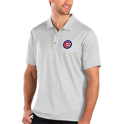 Men's Antigua White Chicago Cubs Balance Polo