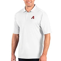 Men's Antigua White Arizona Diamondbacks Big & Tall Tribute Polo