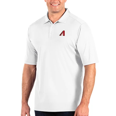 Men's Antigua White Arizona Diamondbacks Big & Tall Tribute Polo