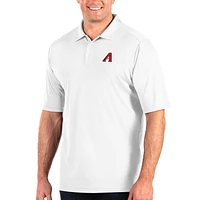 Men's Antigua White Arizona Diamondbacks Big & Tall Tribute Polo