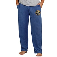 Men's Concepts Sport Navy Denver Nuggets Quest Knit Lounge Pants