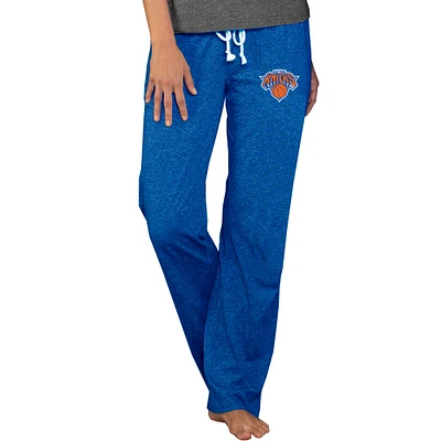 Women's Concepts Sport Royal New York Knicks Quest Knit Lounge Pants