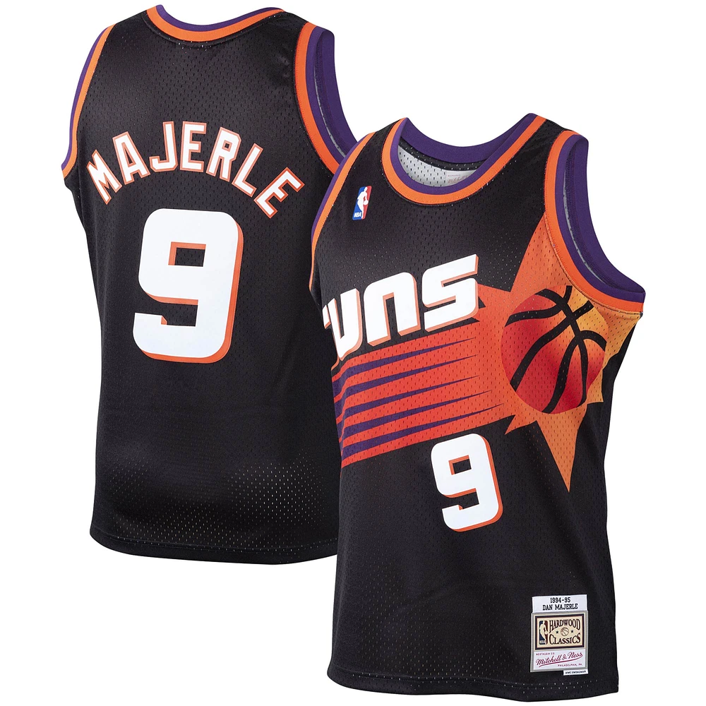 Men's Mitchell & Ness Dan Majerle Black Phoenix Suns 1994/95 Hardwood Classics Swingman Jersey