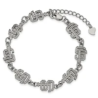 Women's San Francisco Giants Logo Bracelet with Extension