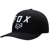 Men's Fox Black Legacy Moth 110 Snapback Adjustable Hat