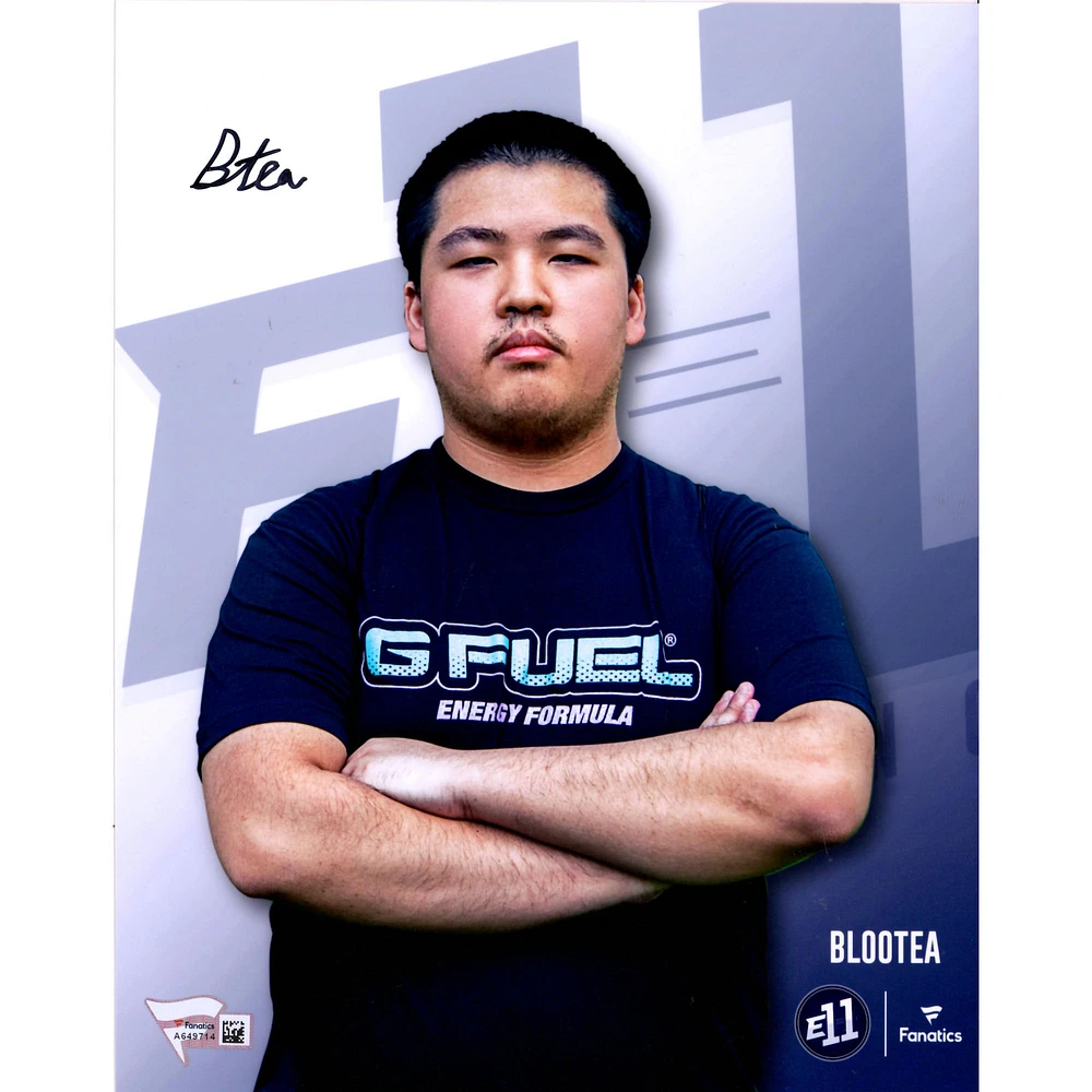 Blootea E11 Gaming Autographed 8" x 10" Photograph