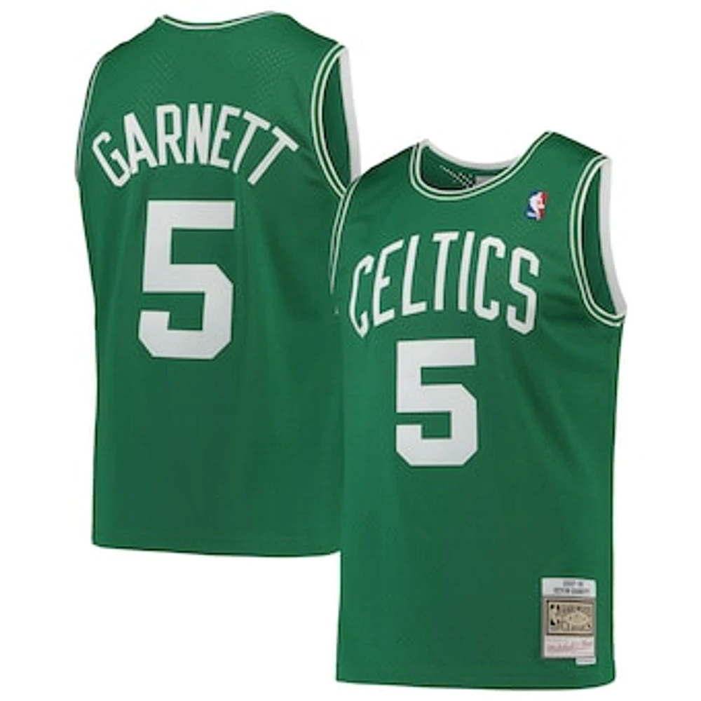 Men's Mitchell & Ness Kevin Garnett Kelly Green Boston Celtics 2007/08 Hardwood Classics Swingman Jersey