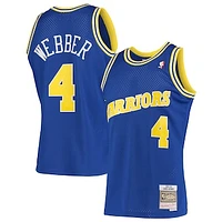 Men's Mitchell & Ness Chris Webber Royal Golden State Warriors 1993/94 Hardwood Classics Swingman Jersey