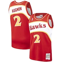 Men's Mitchell & Ness Stacey Augmon Red Atlanta Hawks 1991/92 Hardwood Classics Swingman Jersey