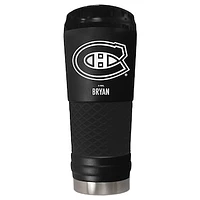Black Montreal Canadiens 24oz. Personalized Stealth Draft Tumbler