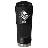 Black Tampa Bay Rays 24oz. Personalized Stealth Draft Tumbler