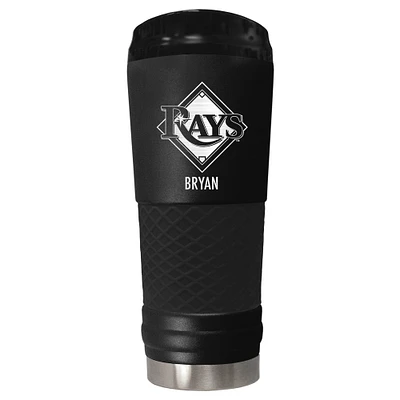 Black Tampa Bay Rays 24oz. Personalized Stealth Draft Tumbler