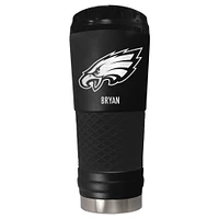 Black Philadelphia Eagles 24oz. Personalized Stealth Draft Tumbler