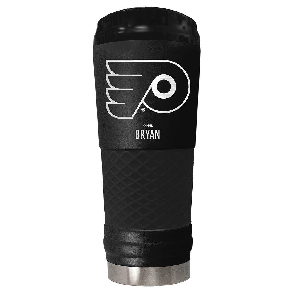 Black Philadelphia Flyers 24oz. Personalized Stealth Draft Tumbler