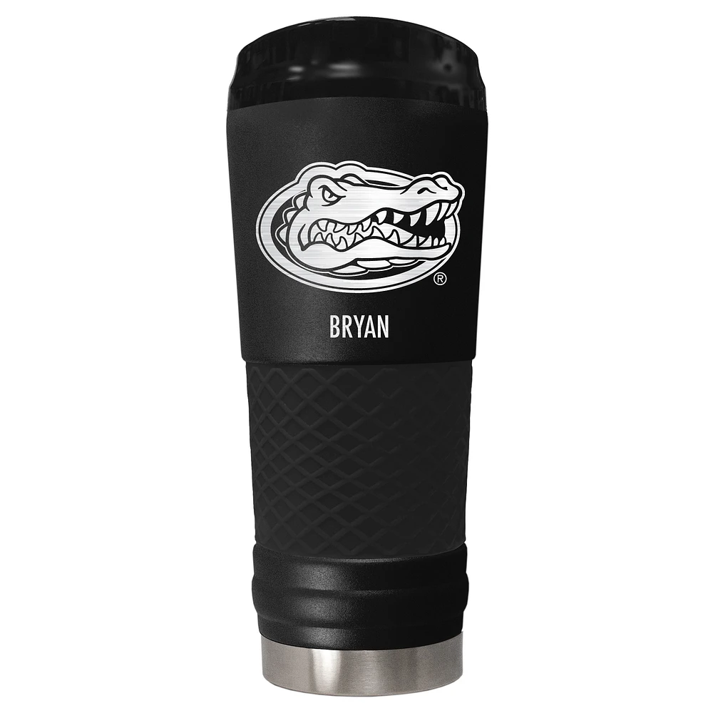 Black Florida Gators 24oz. Personalized Stealth Draft Tumbler