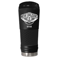 Black New Orleans Pelicans 24oz. Personalized Stealth Draft Tumbler
