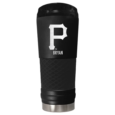 Black Pittsburgh Pirates 24oz. Personalized Stealth Draft Tumbler