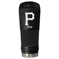 Black Pittsburgh Pirates 24oz. Personalized Stealth Draft Tumbler