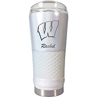 Wisconsin Badgers 24oz. Personalized Opal Draft Tumbler