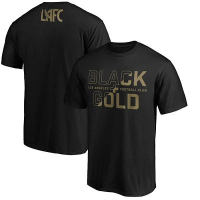 Men's Black LAFC Hometown Collection and Gold T-Shirt