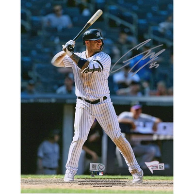 Gleyber Torres New York Yankees Autographed 8'' x 10'' Hitting Photograph