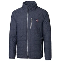 Men's Cutter & Buck Navy Tennessee Titans Americana Rainier Full-Zip Jacket